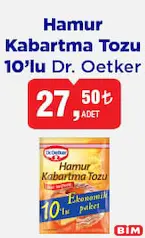 DR. OETKER HAMUR KABARTMA TOZU 10'LU